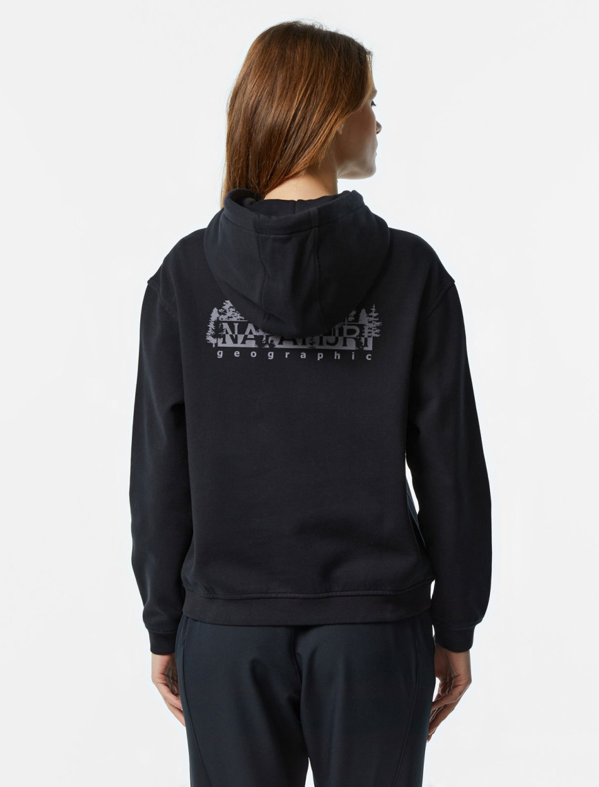 Napapijri B-Blanche H W Kadın Siyah Sweatshirt Napapijri B-Blanche H W Kadın Siyah Sweatshirt