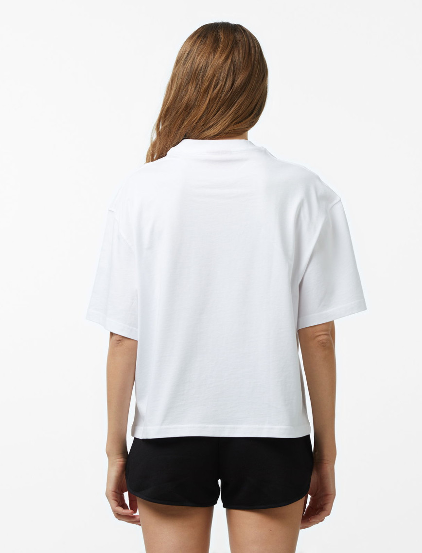 Forfun For Fun Neue - Oversize Kadın Beyaz T-Shirt Forfun For Fun Neue - Oversize Kadın Beyaz T-Shirt