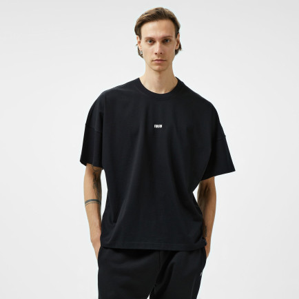Forfun Blurred Dreams Oversize Dropshoulder Erkek Siyah T-Shirt