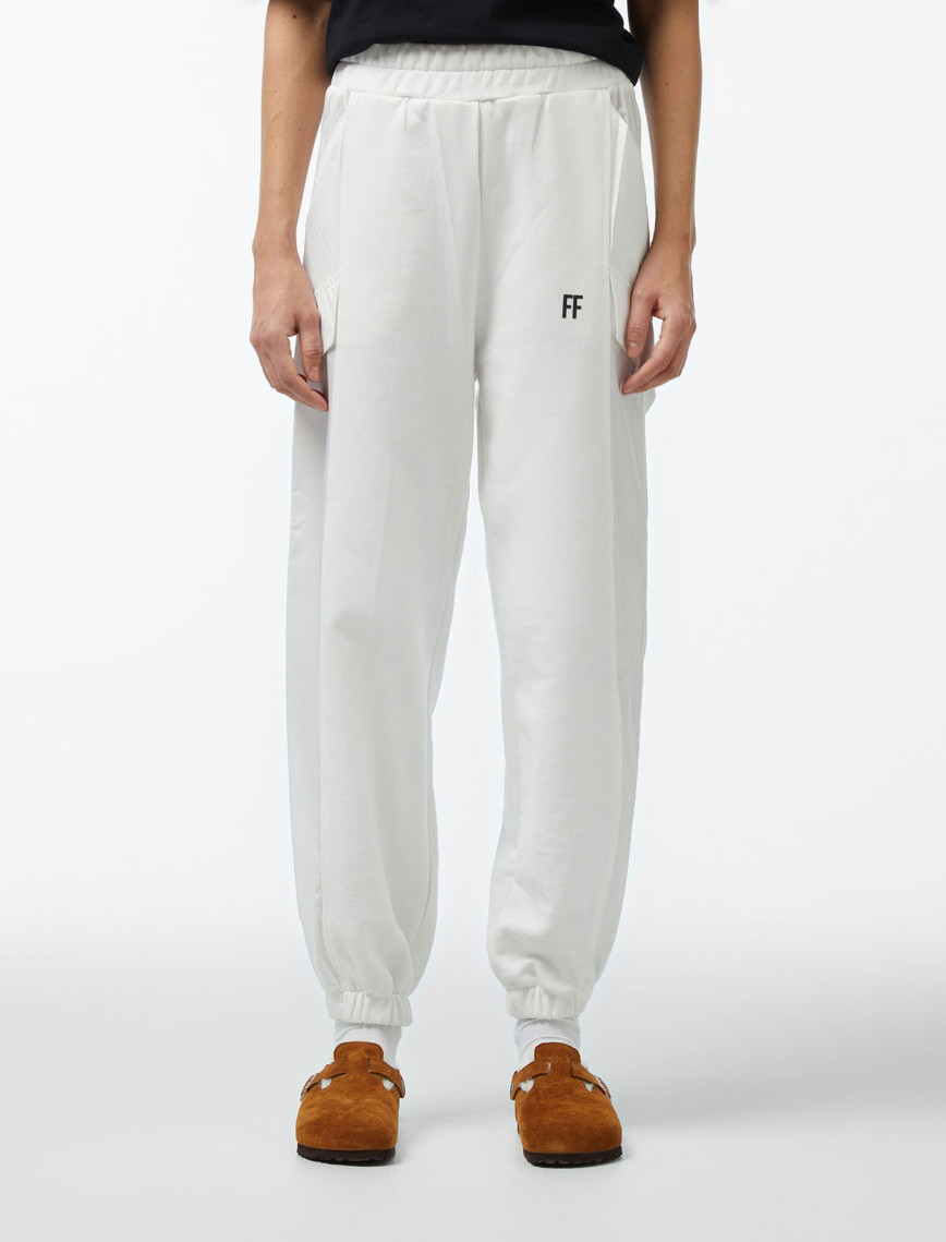 Forfun Ff Cargo Kadın Beyaz Eşofman Altı Forfun Ff Cargo Kadın Beyaz Eşofman Altı