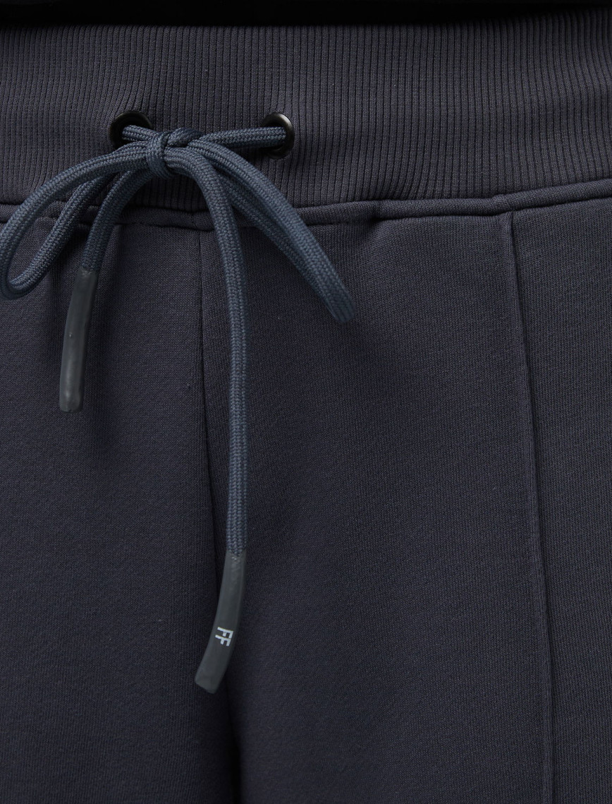 Forfun Ff High Waisted Wide Leg Kadın Gri Eşofman Altı Forfun Ff High Waisted Wide Leg Kadın Gri Eşofman Altı