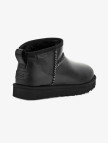 UGG Classic Ultra Mini Leather Regen Kadın Siyah Bot UGG Classic Ultra Mini Leather Regen Kadın Siyah Bot