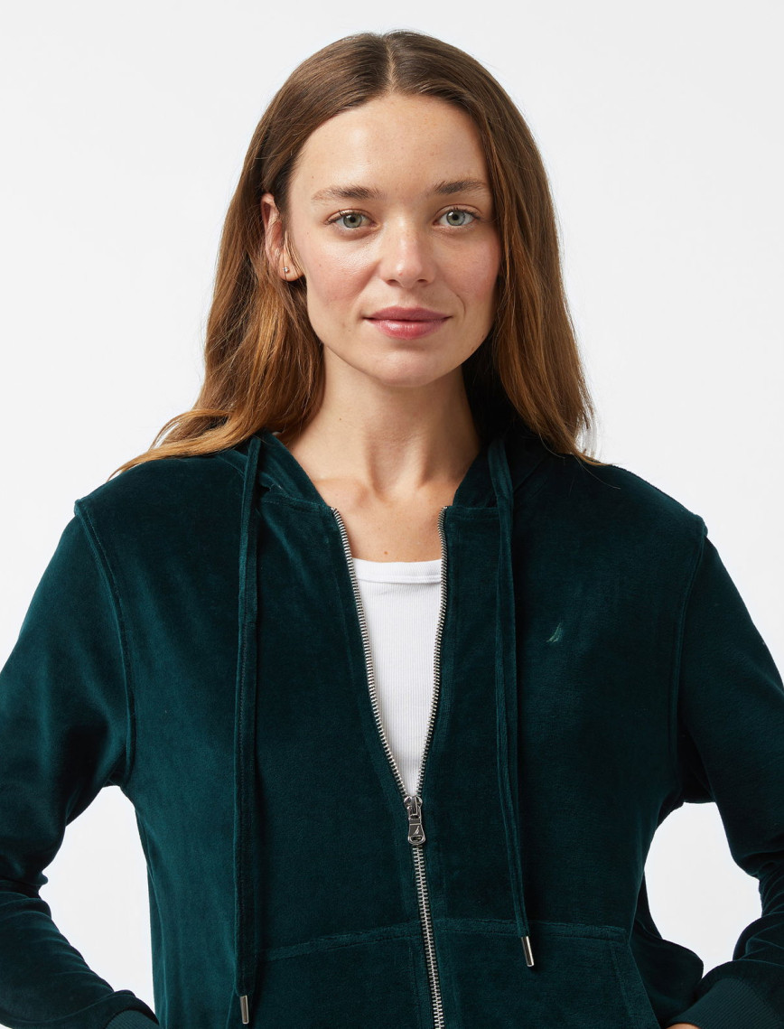 Nautica Kadın Yeşil Regular Fit Sweatshirt