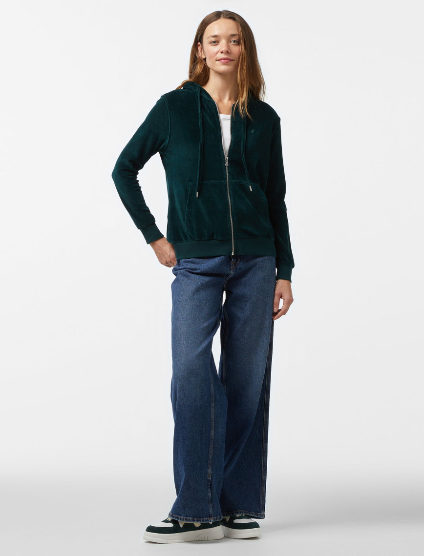 Nautica Kadın Yeşil Regular Fit Sweatshirt