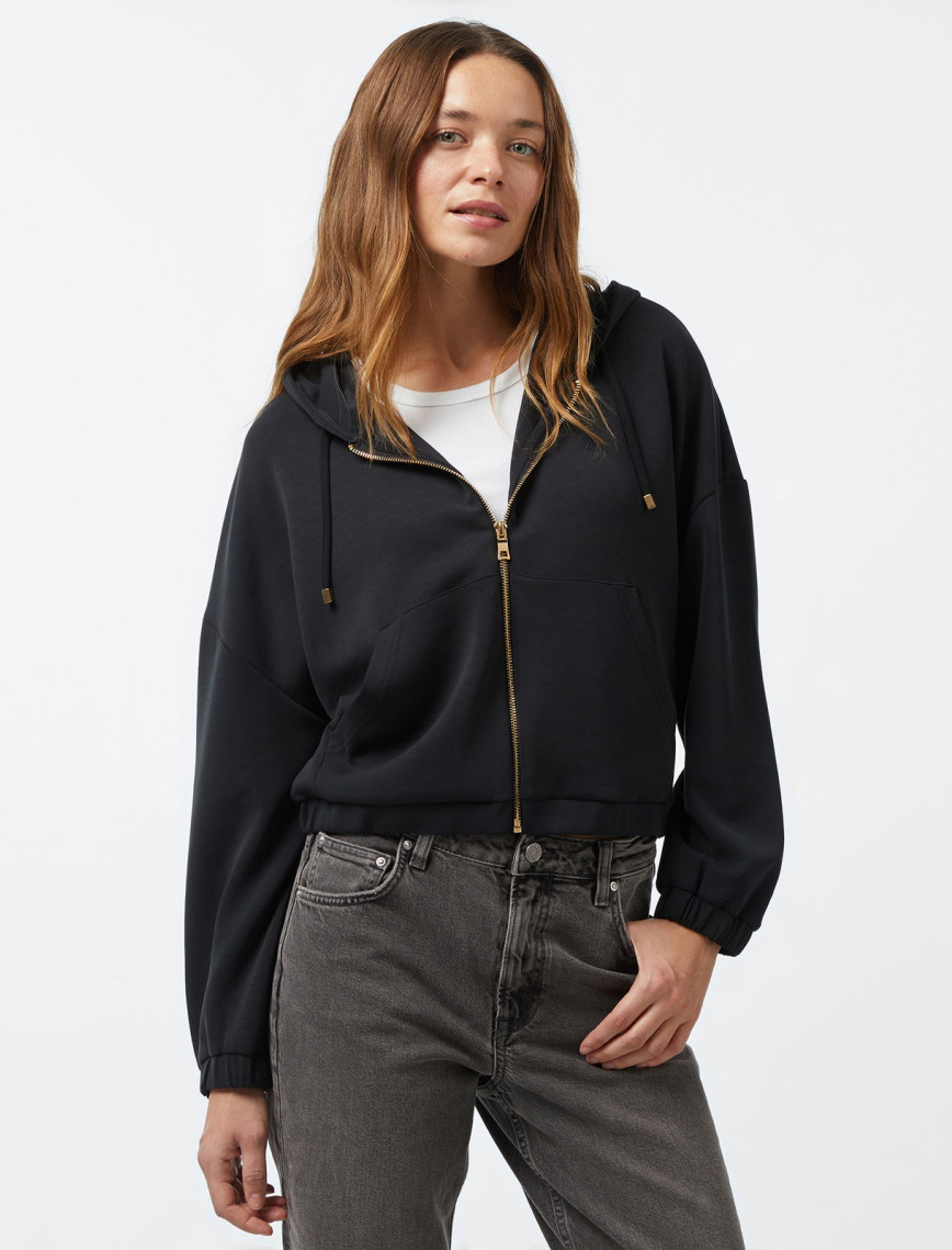 Nautica Kadın Siyah Regular Fit Sweatshirt Nautica Kadın Siyah Regular Fit Sweatshirt