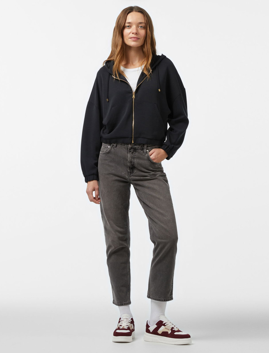 Nautica Kadın Siyah Regular Fit Sweatshirt Nautica Kadın Siyah Regular Fit Sweatshirt