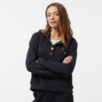 Nautica Kadın Siyah Regular Fit Sweatshirt