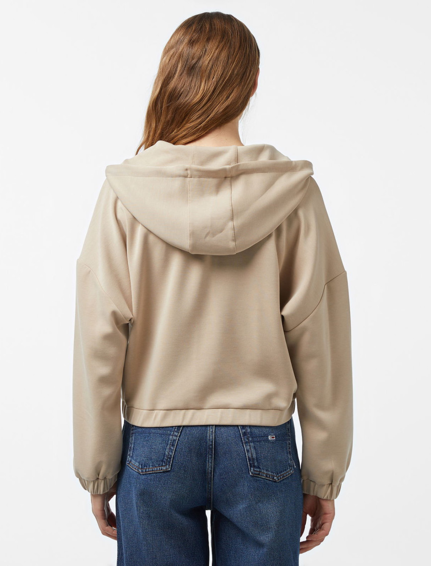 Nautica Kadın Bej Regular Fit Sweatshirt Nautica Kadın Bej Regular Fit Sweatshirt