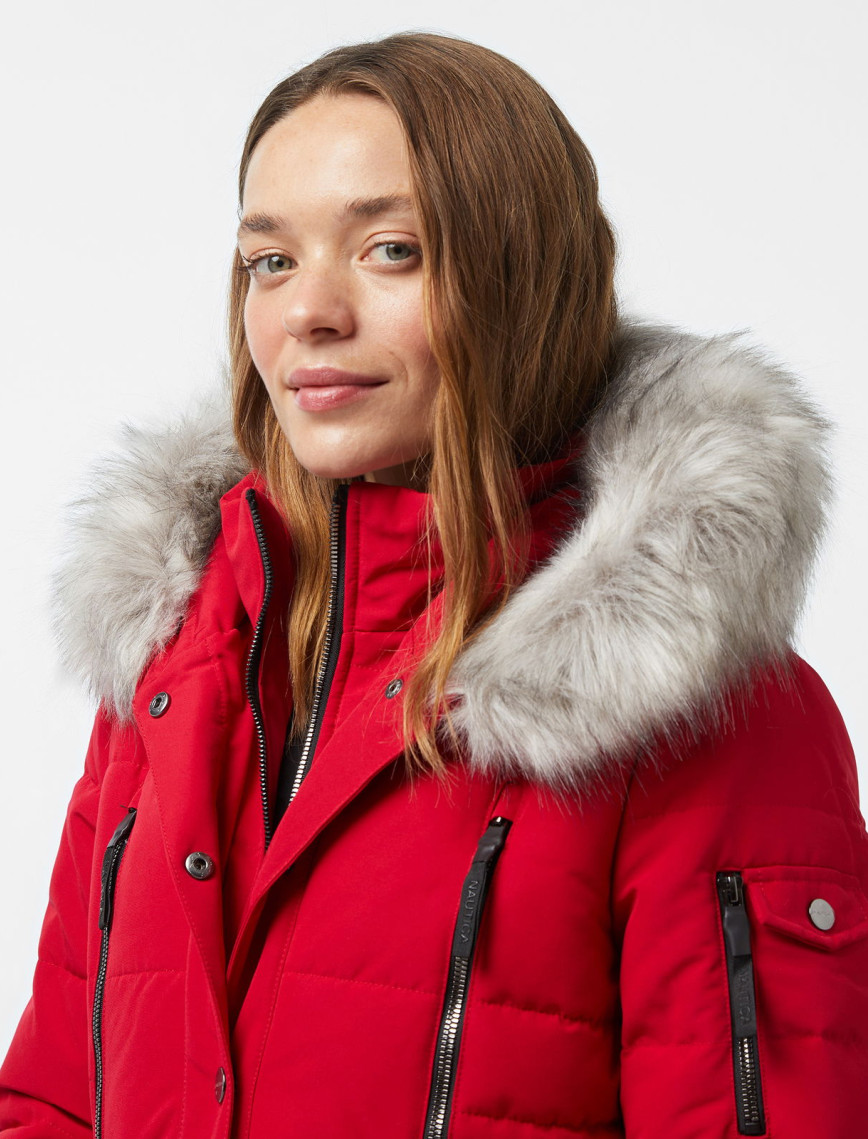 Nautica Kadın Kırmızı Mont