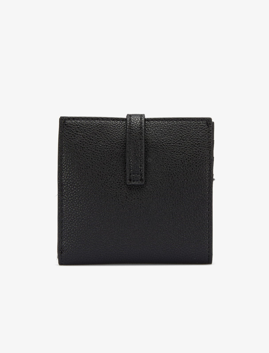 Guess Eco Small Kadın Siyah Kartlık Guess Eco Small Kadın Siyah Kartlık