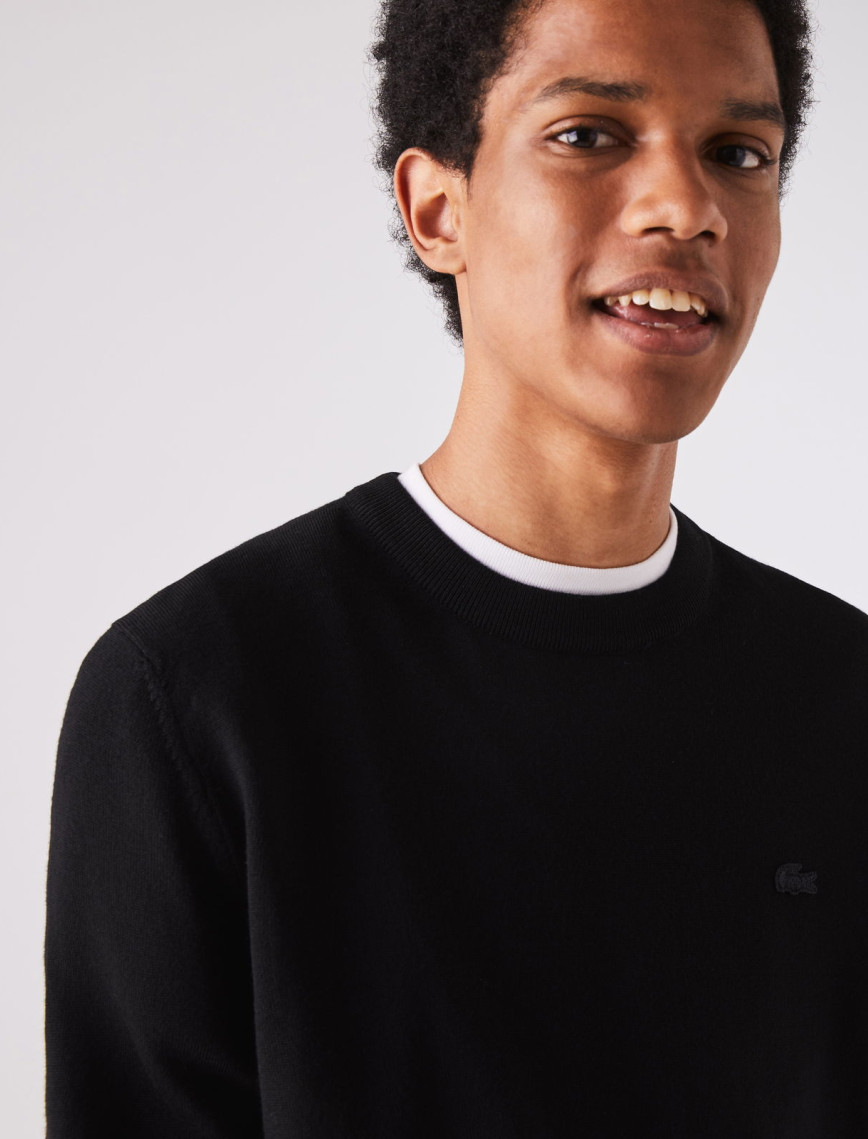 Lacoste Erkek Siyah Triko Lacoste Erkek Siyah Triko