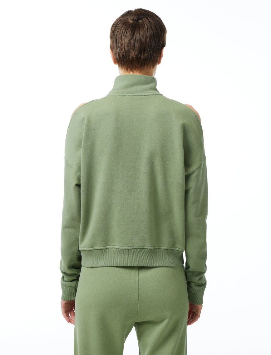 UNITED4 Classic Kadın Haki Sweatshirt UNITED4 Classic Kadın Haki Sweatshirt