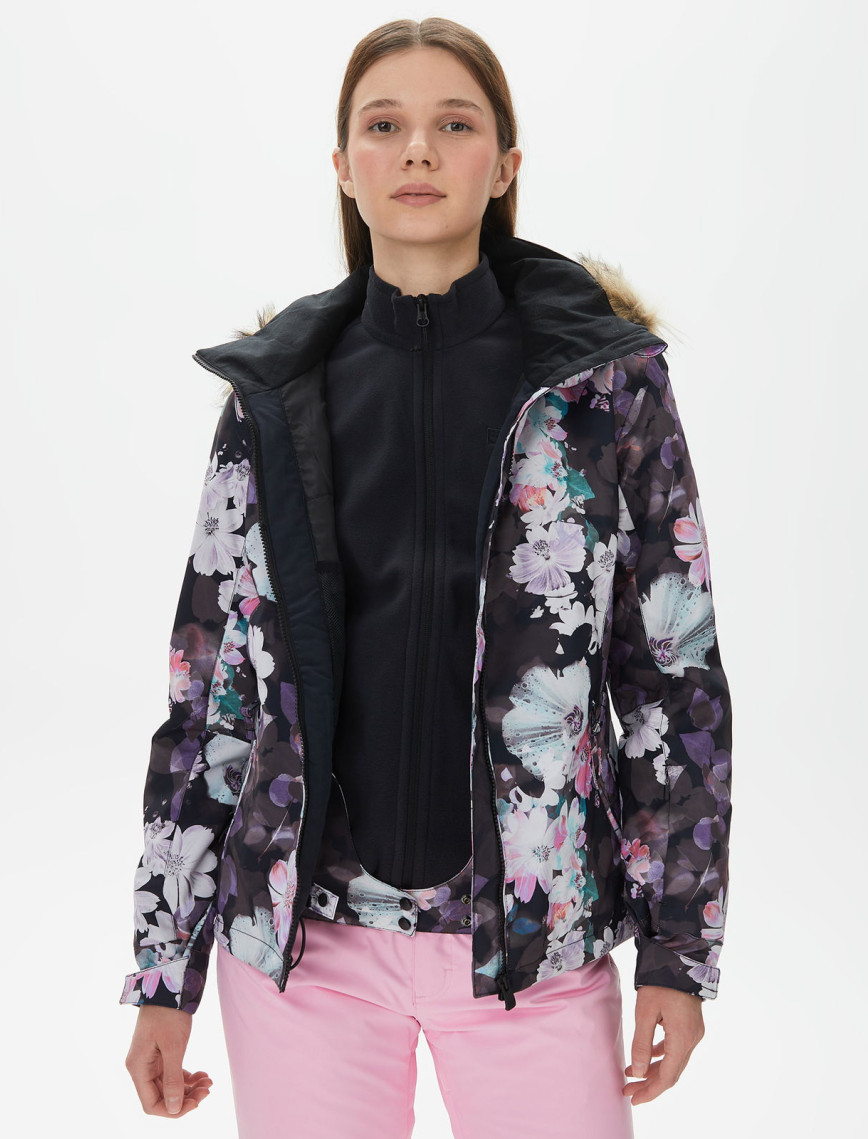 Roxy Jet Ski Kadın Siyah Kayak Montu