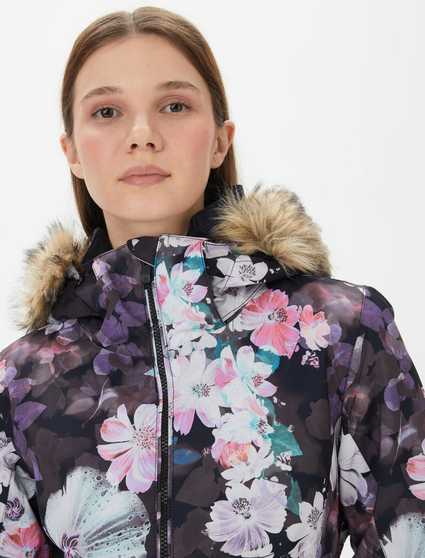 Roxy Jet Ski Kadın Siyah Kayak Montu