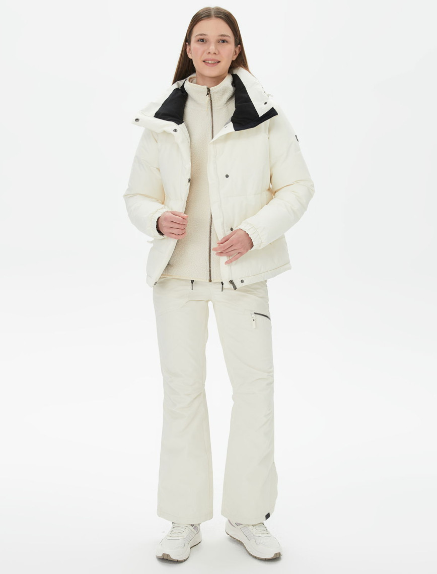 Roxy Winter Rebel Kadın Beyaz Kayak Montu