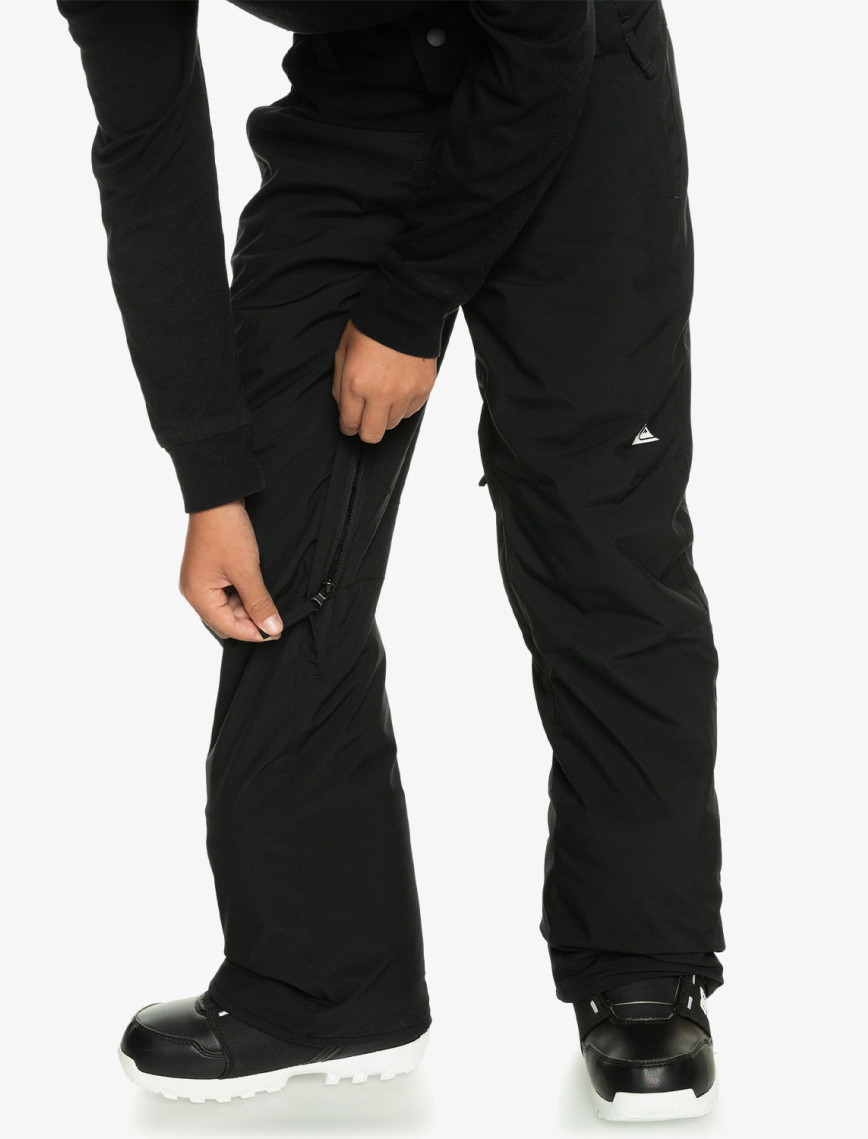Quiksilver Estate Çocuk Siyah Kayak Pantolonu Quiksilver Estate Çocuk Siyah Kayak Pantolonu