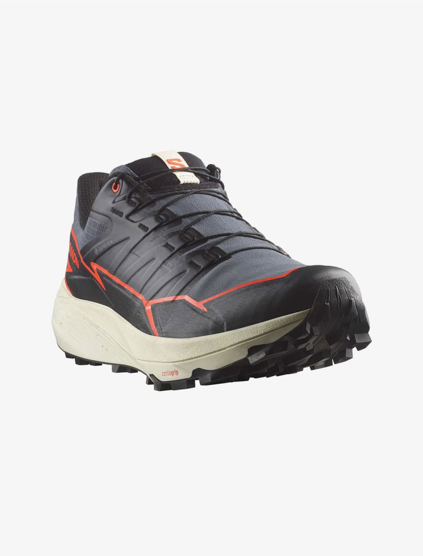 Salomon Thundercross Gore-Tex Erkek Gri Koşu Ayakkabısı