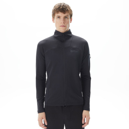 Jack Wolfskin Prelight FZ Erkek Siyah Sweatshirt Jack Wolfskin Prelight FZ Erkek Siyah Sweatshirt