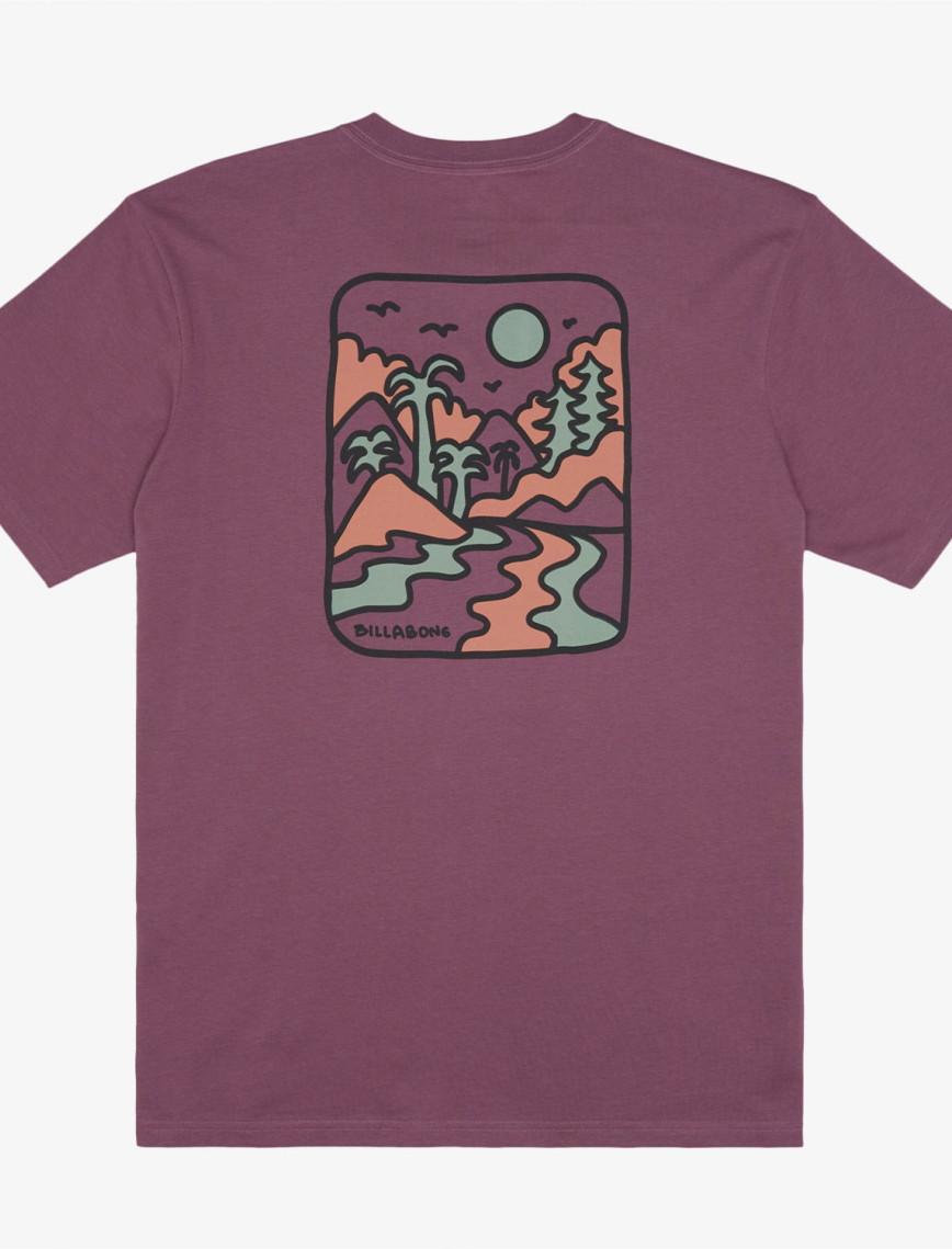 Billabong Shine Erkek Mor Günlük T-Shirt