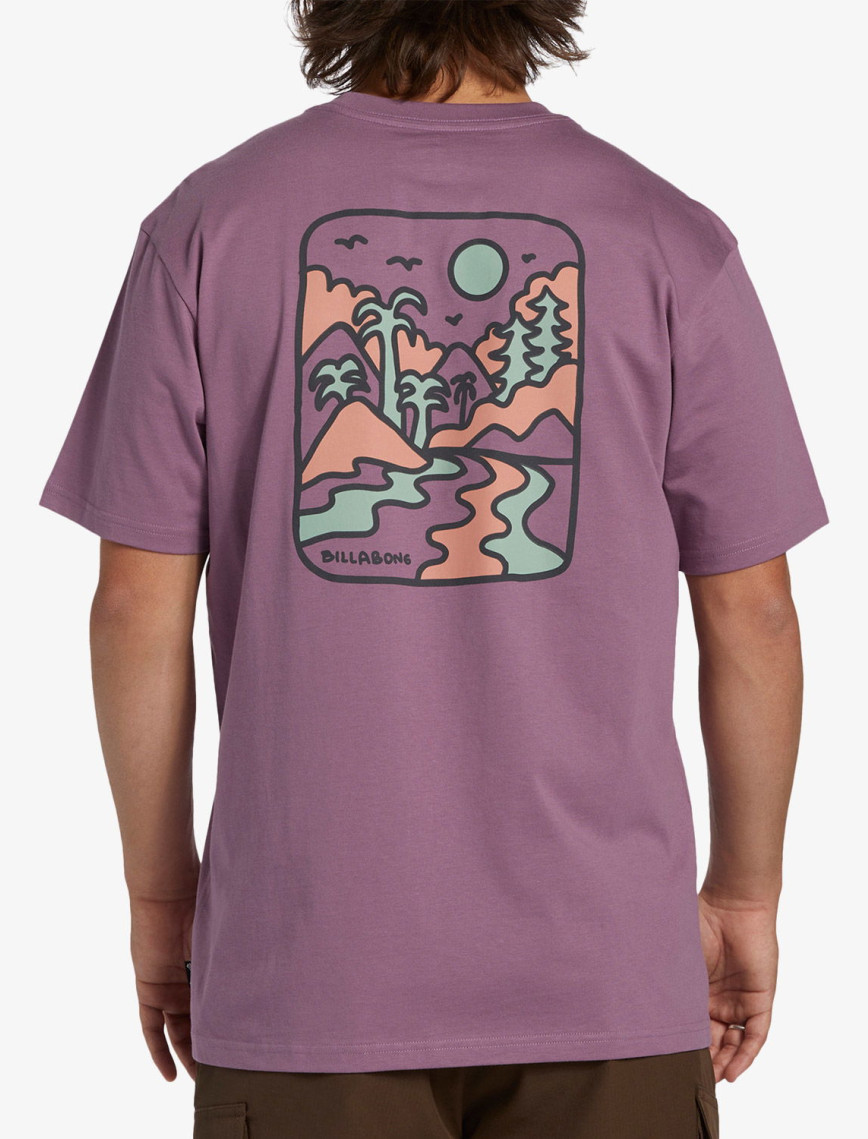 Billabong Shine Erkek Mor Günlük T-Shirt