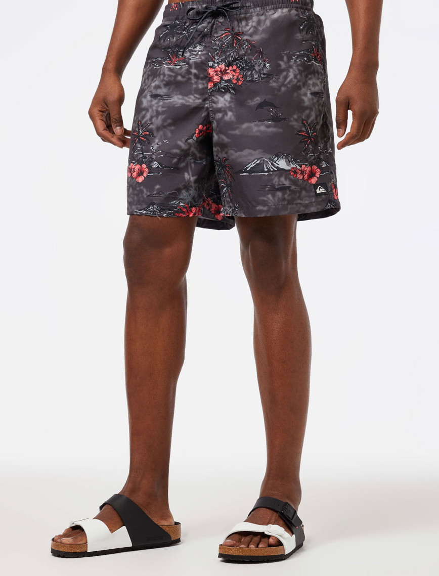 Quiksilver Longmanhill Erkek Siyah Mayo Quiksilver Longmanhill Erkek Siyah Mayo