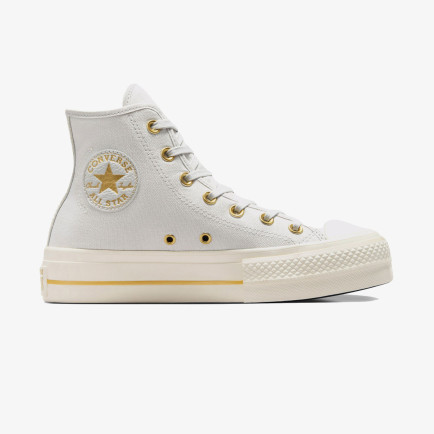 Converse Chuck Taylor All Star Lift Kadın Gri Platform Sneaker Converse Chuck Taylor All Star Lift Kadın Gri Platform Sneaker