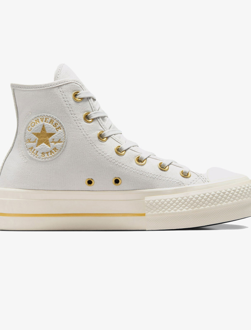 Converse Chuck Taylor All Star Lift Kadın Gri Platform Sneaker Converse Chuck Taylor All Star Lift Kadın Gri Platform Sneaker
