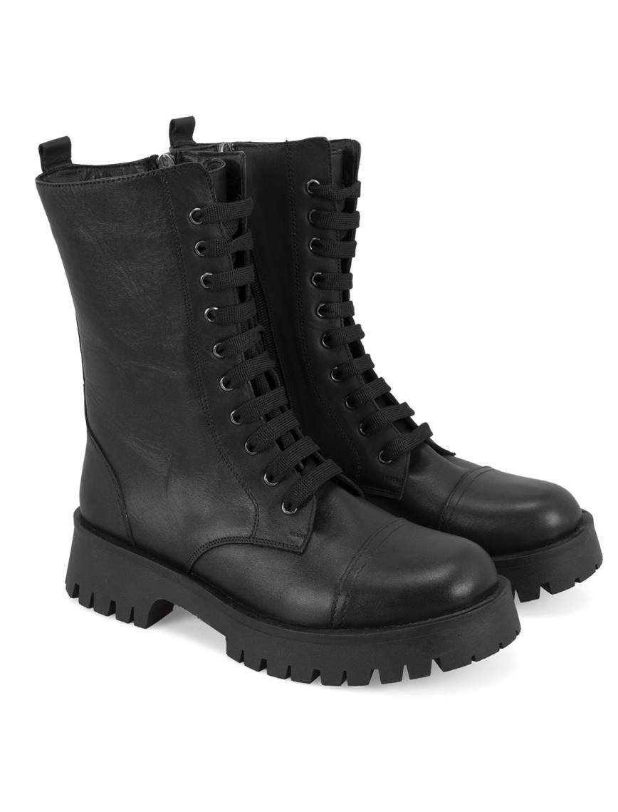 Kadın Siyah Deri Bot Kadın Siyah Deri Bot