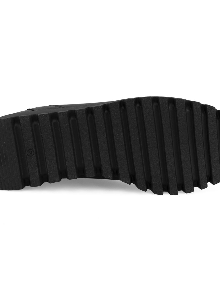 Phoebe Siyah Kadın DesaComfort Lastikli Deri Bot