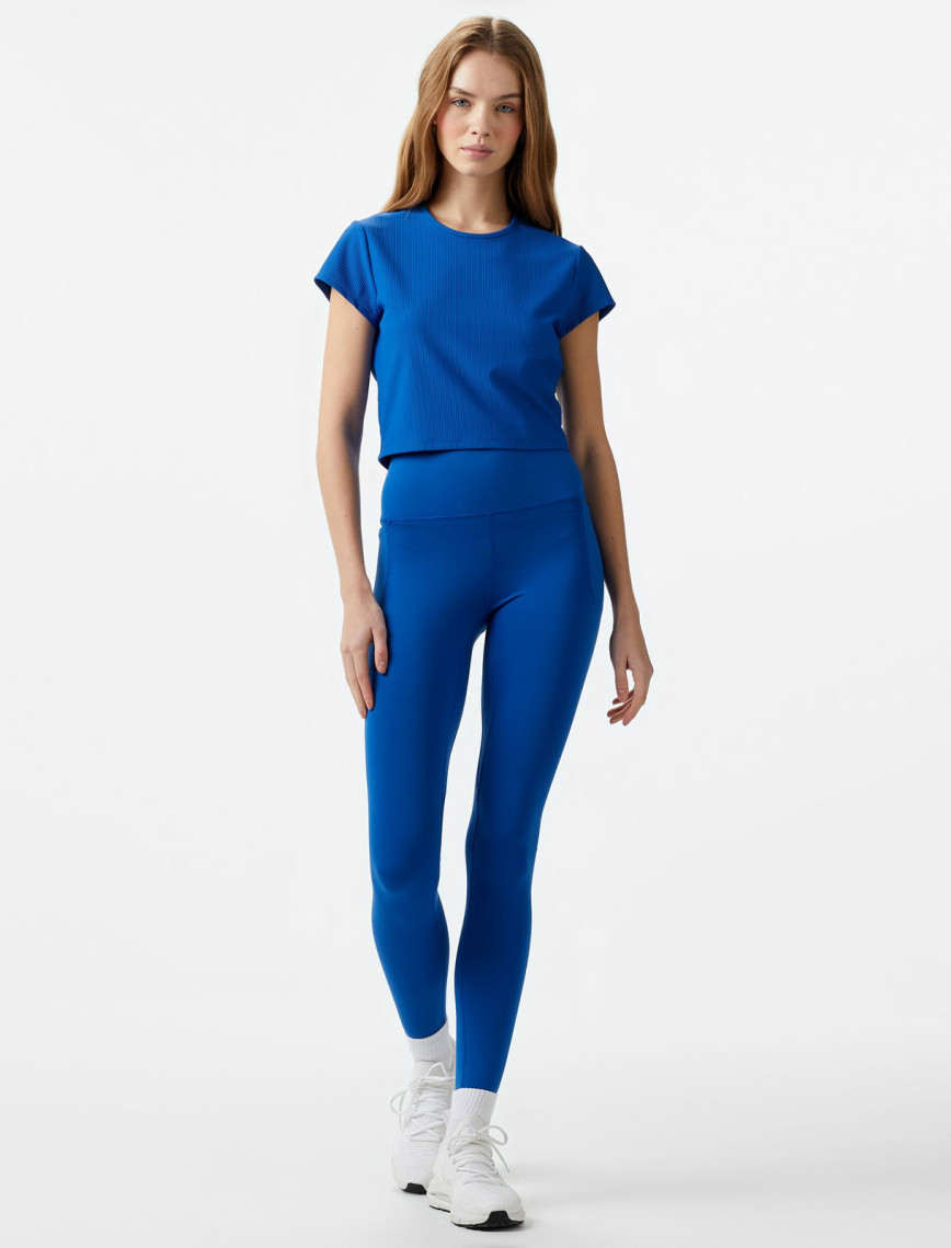 Under Armour Meridian Rib Baby Kadın Mavi T-Shirt Under Armour Meridian Rib Baby Kadın Mavi T-Shirt