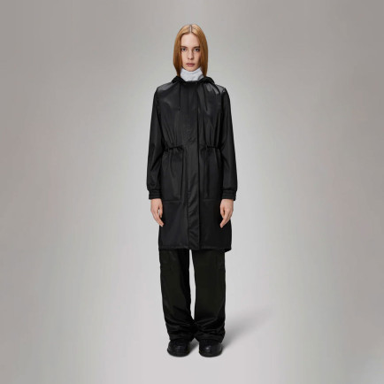 Rains String W Parka W3 Kadın Siyah Yağmurluk