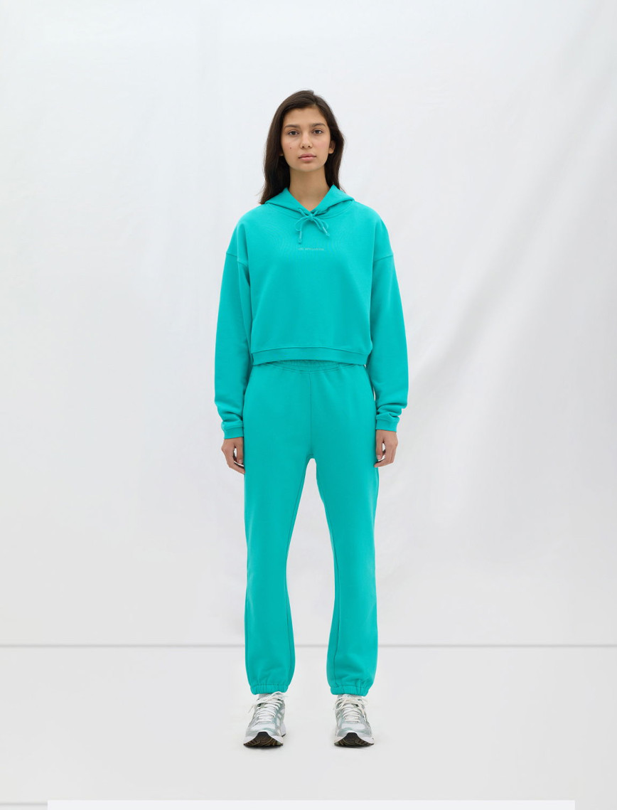 Les Benjamins Essential Kadın Yeşil Hoodie Les Benjamins Essential Kadın Yeşil Hoodie