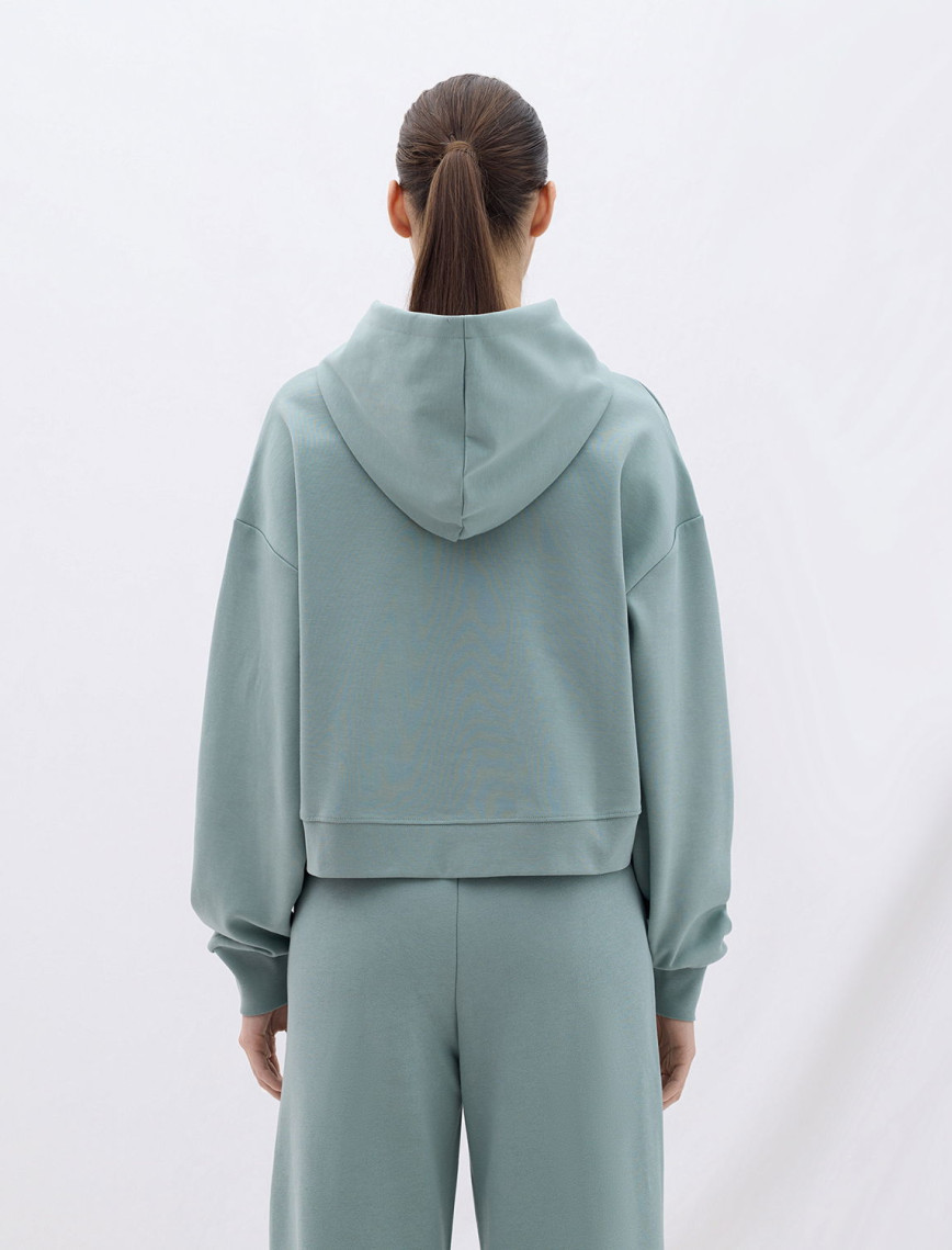 Les Benjamins Classics Kadın Yeşil Hoodie Les Benjamins Classics Kadın Yeşil Hoodie