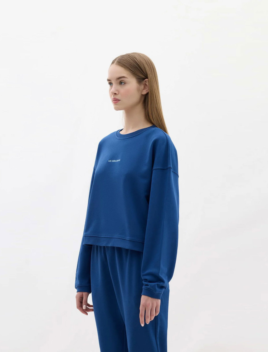 Les Benjamins Core Kadın Lacivert Sweatshirt