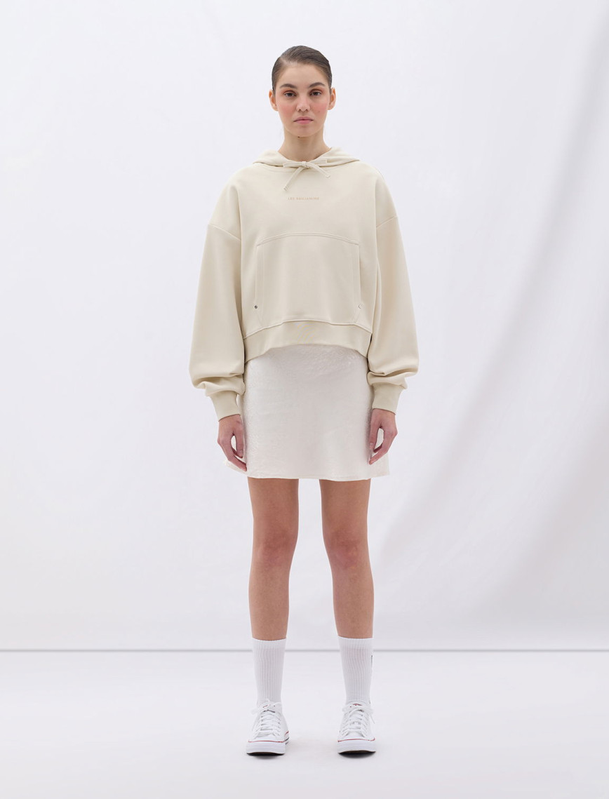 Les Benjamins Classics Kadın Krem Hoodie Les Benjamins Classics Kadın Krem Hoodie
