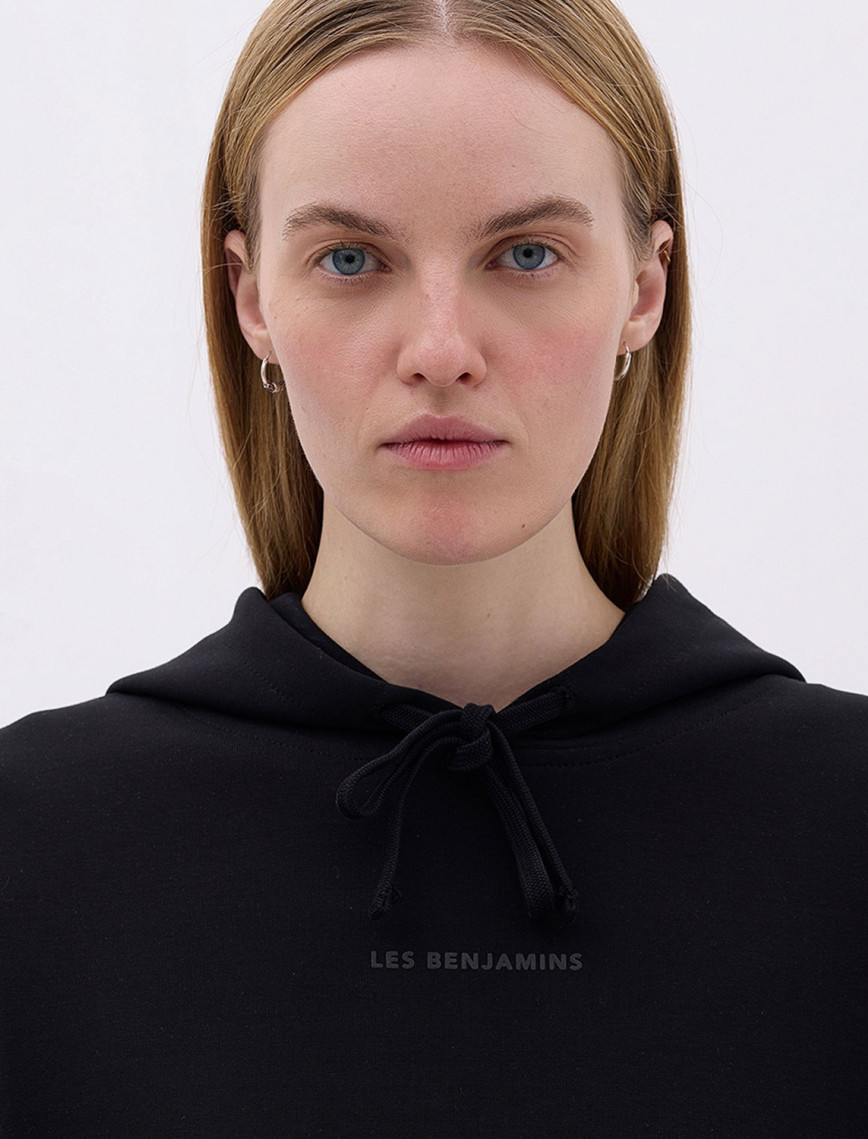Les Benjamins Classics Kadın Siyah Hoodie Les Benjamins Classics Kadın Siyah Hoodie