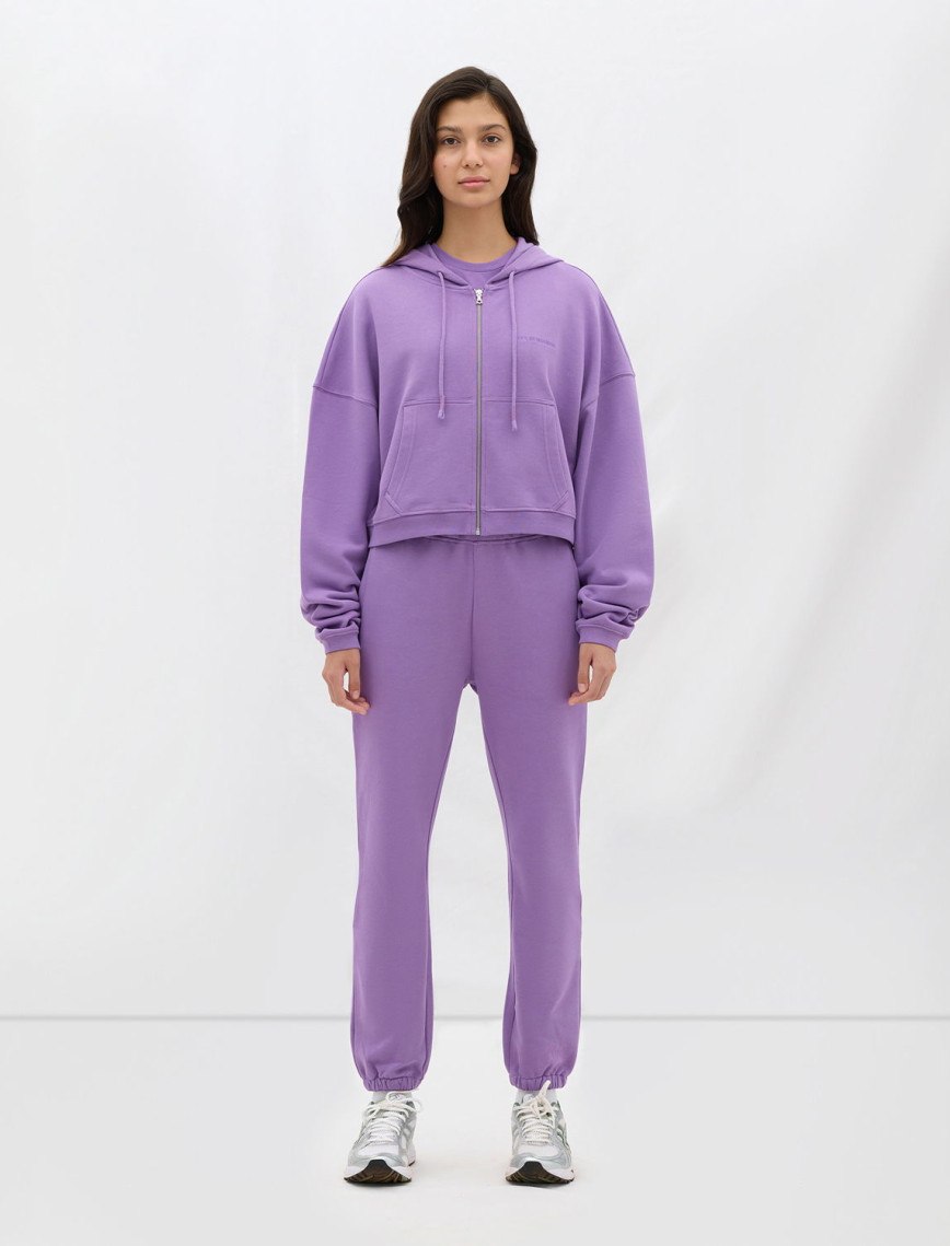 Les Benjamins Essential Kadın Mor Sweatshirt Les Benjamins Essential Kadın Mor Sweatshirt