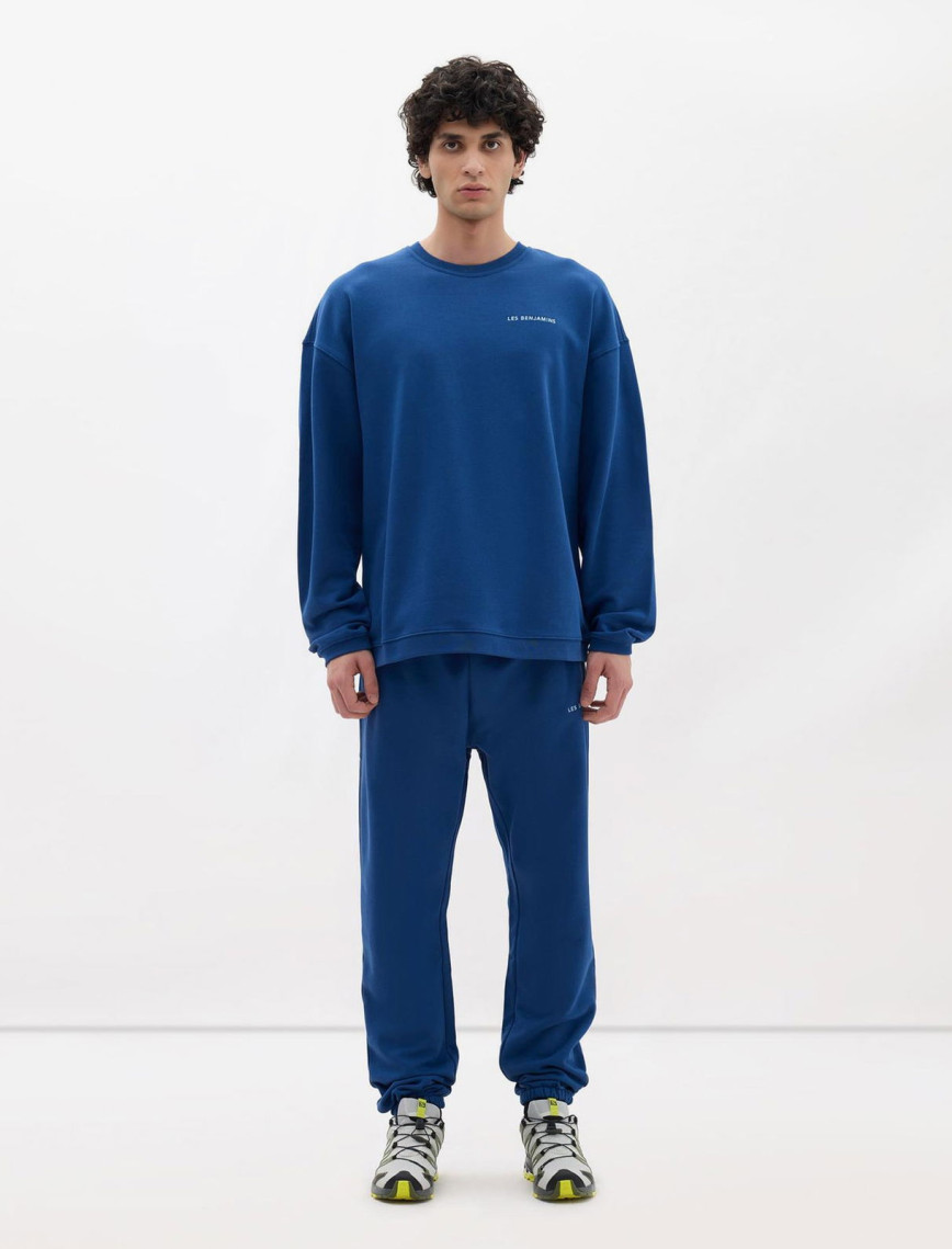 Les Benjamins Core Erkek Mavi Sweatshirt Les Benjamins Core Erkek Mavi Sweatshirt