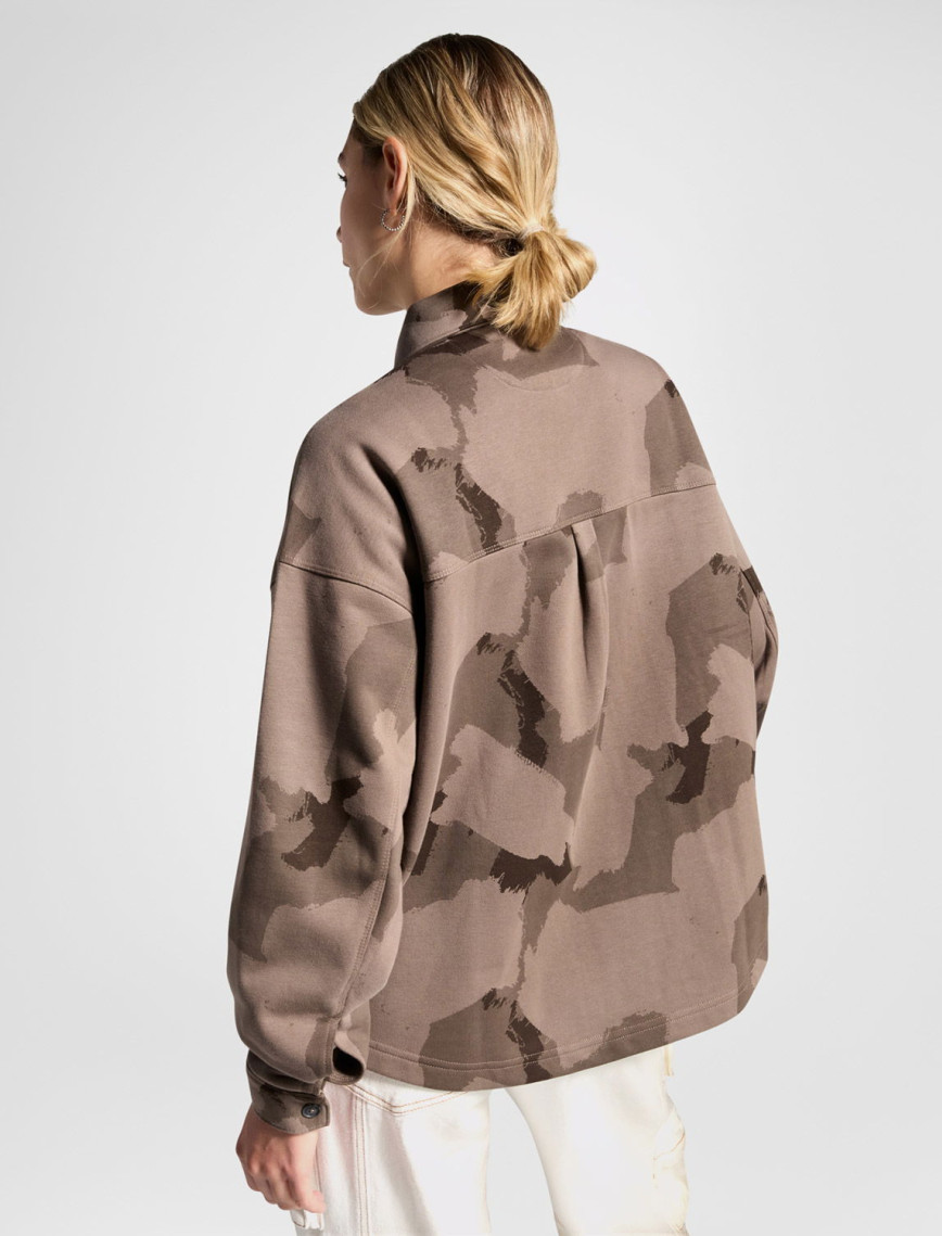 Converse Kadın Desenli Haki Ceket Converse Kadın Desenli Haki Ceket