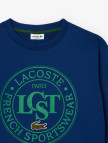 Lacoste Çocuk Bisiket Yaka Baskılı Lacivert Sweatshirt Lacoste Çocuk Bisiket Yaka Baskılı Lacivert Sweatshirt