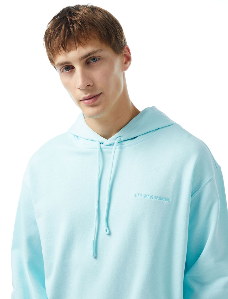 Les Benjamins 307 Erkek Mavi Hoodie Les Benjamins 307 Erkek Mavi Hoodie