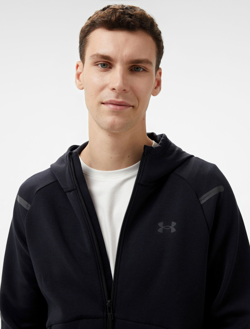 Under Armour Unstoppable Flc Fz Hd Eu Erkek Siyah Sweatshirt Under Armour Unstoppable Flc Fz Hd Eu Erkek Siyah Sweatshirt