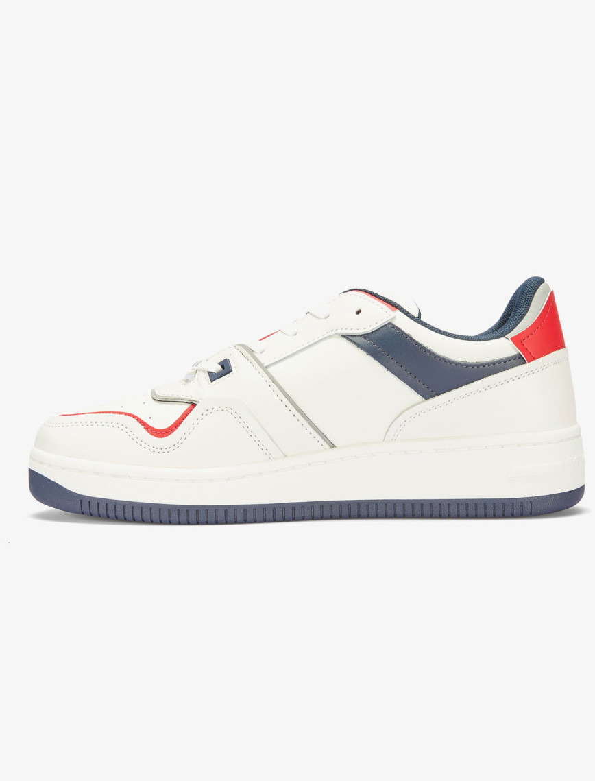 Tommy Jeans Retro Basket Erkek Kirmizi Sneaker Tommy Jeans Retro Basket Erkek Kirmizi Sneaker