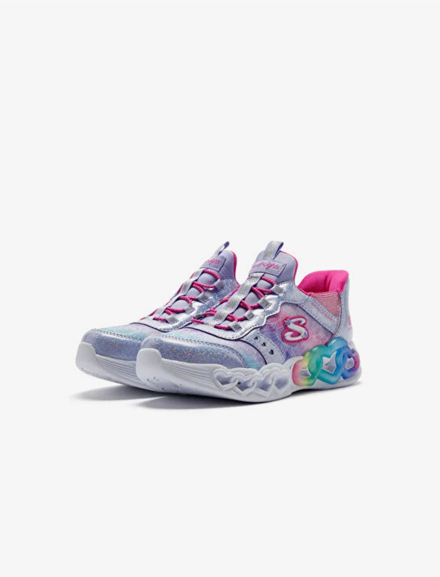 Skechers infinite Heart Lights Çocuk Mor Spor Ayakkabı Skechers infinite Heart Lights Çocuk Mor Spor Ayakkabı