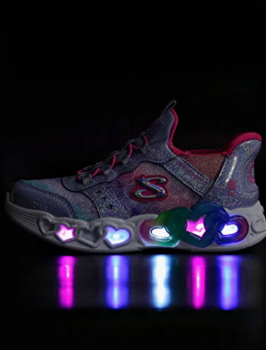 Skechers infinite Heart Lights Çocuk Mor Spor Ayakkabı Skechers infinite Heart Lights Çocuk Mor Spor Ayakkabı