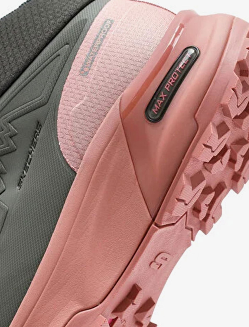 Skechers Max Protect Legacy - Weekend Getaway Kadın Gri Pembe Outdoor Bot Skechers Max Protect Legacy - Weekend Getaway Kadın Gri Pembe Outdoor Bot
