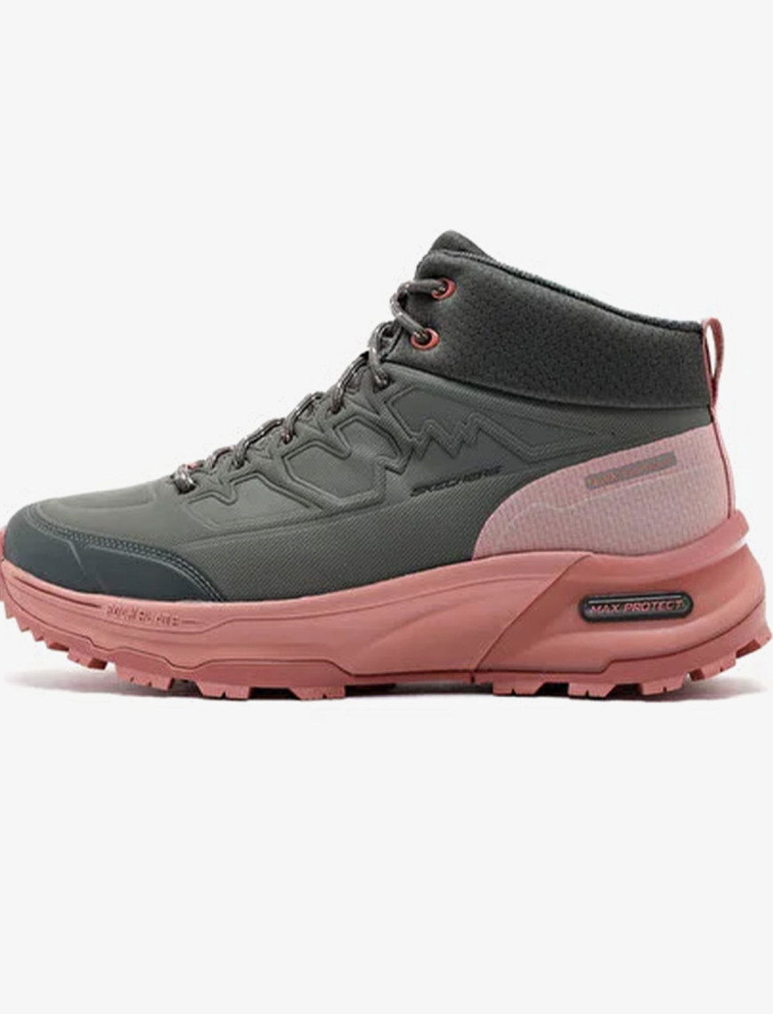 Skechers Max Protect Legacy - Weekend Getaway Kadın Gri Pembe Outdoor Bot Skechers Max Protect Legacy - Weekend Getaway Kadın Gri Pembe Outdoor Bot