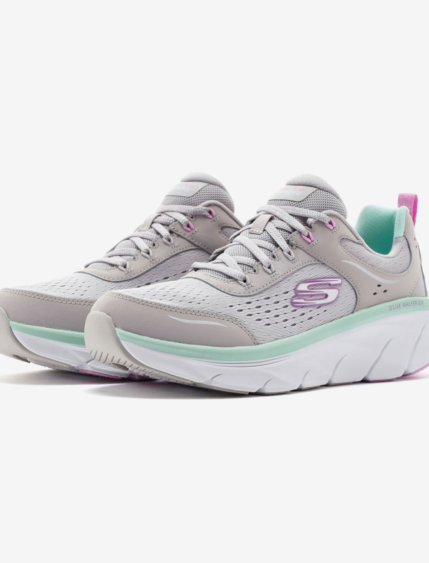 Skechers D'Lux Walker 2.0 Daisy Doll Kadın Gri Spor Ayakkabı Skechers D'Lux Walker 2.0 Daisy Doll Kadın Gri Spor Ayakkabı