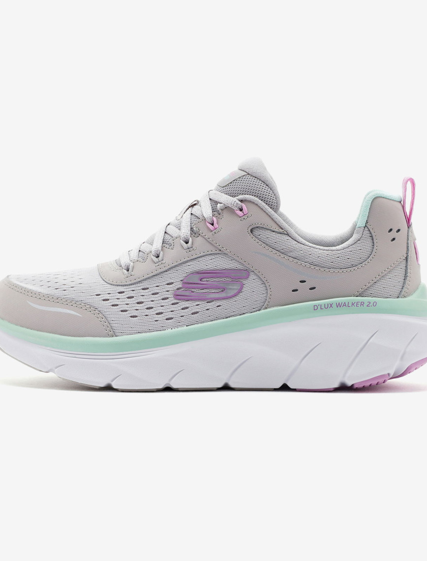 Skechers D'Lux Walker 2.0 Daisy Doll Kadın Gri Spor Ayakkabı Skechers D'Lux Walker 2.0 Daisy Doll Kadın Gri Spor Ayakkabı