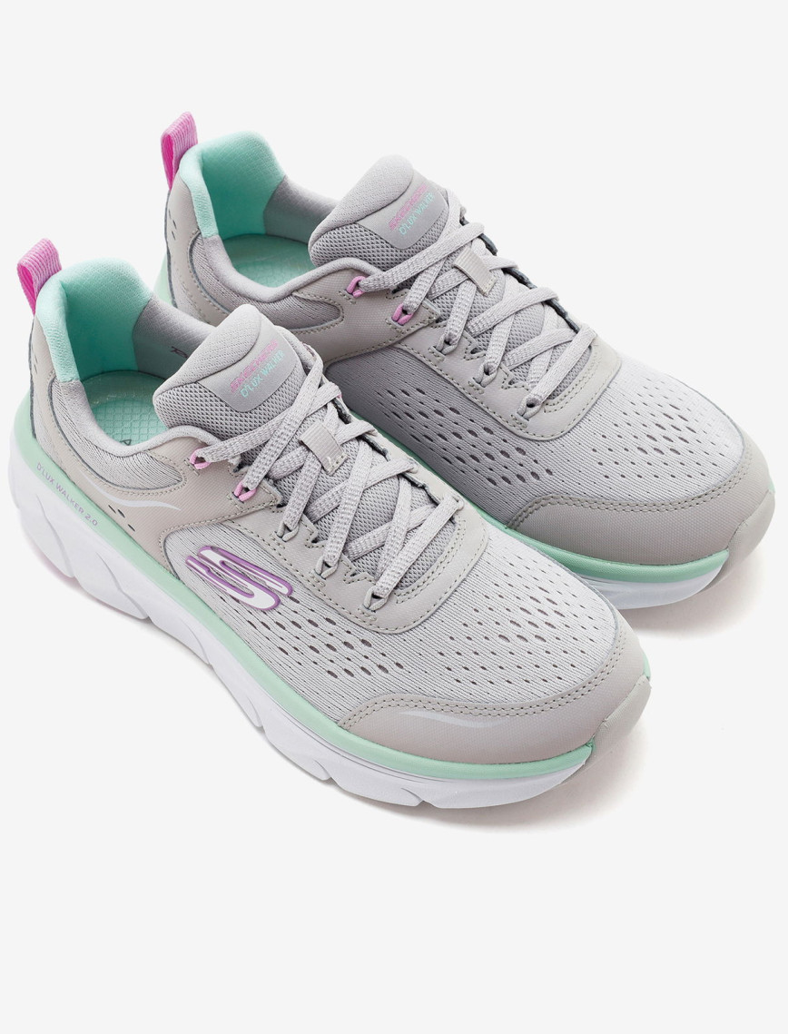 Skechers D'Lux Walker 2.0 Daisy Doll Kadın Gri Spor Ayakkabı Skechers D'Lux Walker 2.0 Daisy Doll Kadın Gri Spor Ayakkabı